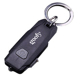 Outdoor Mini LED Keychain Flashlight USB Rechargeable Portable Keyring Light Torch Camping Fishing Night Lamp