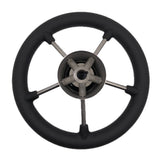 Universal UV-Resistant 5-Spoke 11-inch Boat Steering Wheel Stainless Steel Marine Grade