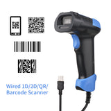 M9 Handheld 1D/2D/QR Barcode Scanner USB Wired Bar Code Reader Manual/Auto Trigger Scanning CMOS Support Paper Code/Screen Code