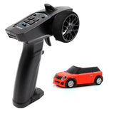 Turbo 1:76 Racing RC Car Mini Race Car with 2.4GHz 91803G-VT 3CH Transmitter Racing Experience New Patent Car for Kids Toys