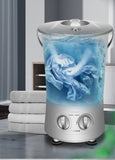 220V Electric Clothes Washing Machine Portable Mini Underwear Panties Clothes Washer With 2 Bucket