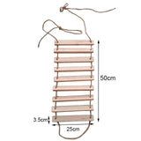 Various Sizes Cat Bridge Use for Cat Cage Sisal Rope Cat Ladder Pet Furniture Cat Step Scratcher Post Kitten Toys Cat Tree Tower