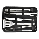 Stainless Steel BBQ Tools Set 3/5/7/9/16/18/20Pcs Barbecue Grilling Utensil for Outdoor Camping Cooking Tools Kit BBQ Utensils