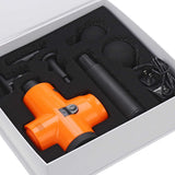 Professional Smart Vibrating Therapy Massage Guns 6 Gears Muscle Pain Relief Machine Neck Massager Relax Body W/ 5 Massage Heads