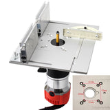 Router Table Insert Plate For Woodworking Benches Table Saw With Miter Gauge Guide Aluminium Profile Fence Sliding Brackets