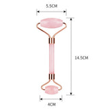 Guasha Face Massager Jade Roller Crystal Beauty Stick Exquisite Rolling Skin-friendly Quartz Massage Roller for Girl