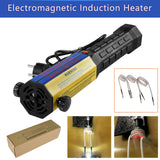 1000W Handheld High Frequency Flameless Electromagnetic Induction Heater Kit With 3 Piece Coils For Auto Use Bolt Remover Repair