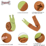 Magic Snail Sniffs Pet Toys Plush Molar Dog Puzzle Toys Vocal Educational Pet Products Squeaky Dog Toy