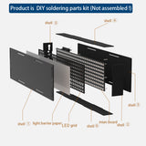 Diy electronic music spectrum kit RGB full color 32x8 lattice music spectrum display SMD WS2812 clock diy soldering project