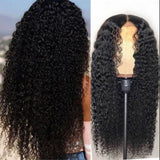 Chemical Fiber Front Lace Wig Middle Part Long Curly Hair Chemical Fiber Headgear