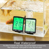 Bike Bicycle Computer Wireless Bike Waterproof Odometer Cadence Sensor 2.8Inch LCD Cycling Speedometer Heart Rate