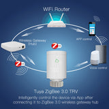 ZigBee Wifi Smart TRV Radiator Actuator Thermostatic Radiator Valve Tuya Temperature Controller Voice Remote Control Google Home