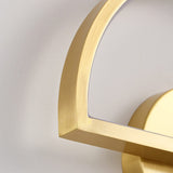 Semicircle Wall Lamp Led Nordic Modern Copper Lighting Fixture for Living Room Mirror Lights Wall Sconce Bedroom Bathroom Decor