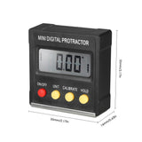 Digital Protractor Inclinometer Level Meter Bevela Gauge Angle Finder with 4 x 90 Degree Ranges+ Magnetism Base for Miter Saws