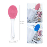 Body Massager Brush with 3 Level Vibration Electronic Waterproof Back Scrubber Facial Cleansing Brush With Long-handle Bath Spa
