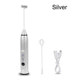 Electric Egg Beater Portable Milk Coffee Tea Stir Bar Baking Cream Frother Automatic Milk Frother Kitchen Tools Rechargeable