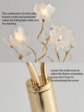 European luxury crystal table lamp bedroom bedside living room modern led table lamp chandelier lighting restaurant golden