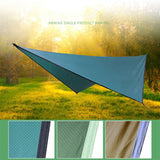 Waterproof Tarp Tent Shade Lightweight Portable Waterproof Outdoor Camping Hammock Rain Fly UV Garden Awning Canopy