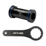 GUB 24 Aluminium Alloy Adapter Bicycle Press  Fit Bottom Brackets Axle for MTB Road Bike Parts 24mm Crankset Chainset Spindle