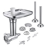 Hoodakang Food Grinder Attachment Slicer and Shredder Meat Stuffer For KitchenAid Stand Mixer Accessories