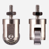 Bike Rim Tester Roller Contact Point for Dial Indicator Roller Depth Gauge Tool 10mm Diameter M2.5 Thread Wheel