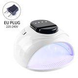 Phone Holder Nail Lamp Handle 168W 42LED Lights Fast Drying LED Nail Dryer UV Gel Polish Curing Lamp Timer Smart Sensor Nail Art
