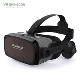 VR Glasses 3D With Headphone  viewing Movie  Game Helmet Virtual Reality Box For iPhone Huawei Xiaomi 4.0"-6.0" Smart phone