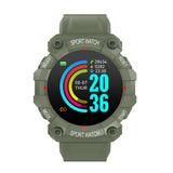 TPU Heart Rate Heart Pressure Health Monitor Smart Bracelet Watch Pedometer Fitness Tracker