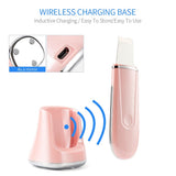 EMS Ultrasonic Skin Scrubber Facial Deep Cleaning Peeling Machine Remove Blackhead Acne Exfoliation Shovel Pore Cleaner Device