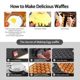 Bubble Waffle Maker Hongkong QQ Eggettes Maker Puff Waffle Maker 110v/220v Egg Bubble Muffin Machine Egg Puff Machine