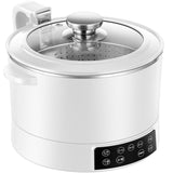 220V Stainless Steel Inner Household Electric Rice Cooker 3L Automatic Lift Hot Pot Low Sugar Rice Cooker White/Green Color