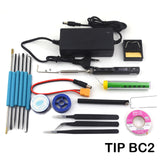 TS100 Mini Portable Smart Programmable Electric Soldering Iron Digital LCD Display Original Replacement Tip High Frequency+GIFT