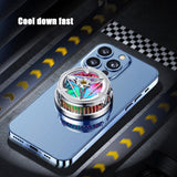 X18 Mobile Phone Radiator Magnetic Suction Wireless Fast Charging Silent Semiconductor Cooler Cooling Fan Phone Accessories