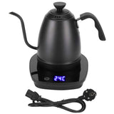 Electric Gooseneck Kettle with Display Screen for Coffee Brewing Kitchen Use EU AC220-240V Kitchen Accessories