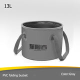 13L/20L Collapsible Bucket Portable Waterproof Water Container Storage Bag Folding Bucket Outdoor Portable Fishing Barrel Tools