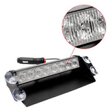 8 LED Emergency Strobe Light 3 Flash Mode 12V Car Truck Dashboard Warning Flashing Lights Bar Vehicle safety signal lamp