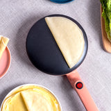 220V Non-stick Electric Crepe Maker Home Electric Pancake Baking Pan Portable Bake Baker Crepe/Pancake Maker