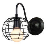 Vintage Led Wall Light Retro Loft Industrial Wall Lamp Black E27 Iron Simple lampshade Cage Guard Sconce Indoor Lighting Fixture