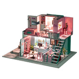 10 Kinds DIY Doll House with Furniture Children Adult Miniature Wooden DollHouse Construction Model Building Kits Doll house Toy