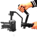 Camera Mounting Handle Grip Extension Arm Bracket With Cold Shoe Adapter For DJI Ronin S Crane 2 Handheld Gimbal
