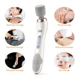 USB Handheld Massager Wand Deep Tissue Body Multi-point Vibration Massage Device Hot Ice Compress Facial Eye Massage Bar Device