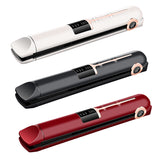 Wireless Hair Straightener Ceramic Mini Flat Iron Hair Curling Irons Styling Tools Cordless Beard Hair Straightener
