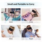 Eye Massager Electric Smart Wireless Electric Pulse Massager Soft Breathable Blindfold Sleep Aid Stress Relief For Home Travel