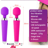 Cordless Magic Wand Massager,Rechargeable Handheld Massage Sticks for Women,Personal Massage Tools for Body Back Neck Shoulder