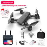 Mini Foldble Drone 4K/1080P HD Dual Camera Professional Aerial Photography Quadcopter FPV Helicopter Toy Vedio Recording
