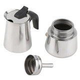 Espresso Coffee Maker 2/4/6-Cup Percolator Stove Top Coffee Maker Moka Espresso Latte Stainless Pot hot sales Coffee baking