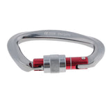 25KN Screwgate Locking Carabiner Rock Tree Climbing Caving Clip Hammock Hook for Exploring Rappelling Rescue Engineering