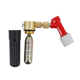 Keg Charger Co2 Injector Draft Beer Dispenser &amp; Pin Lock Disconnect Homebrew Soda