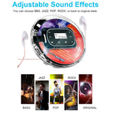 Portable CD Player Support TF Card Multi-function Player Built-in Speaker With 3.5mm Headphone Jack Music Player Digital Display