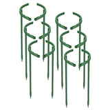 12pcs/set Garden Agriculture Indoor Outdoor Plant Support Stakes Fruits Climbing Trellis Half Round Vegetable Lightweight Home